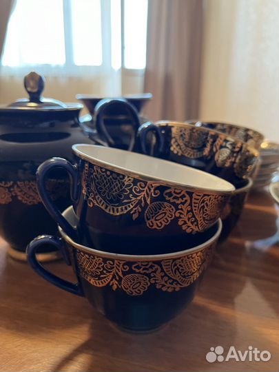 Чайный сервиз лфз СССР cobalt