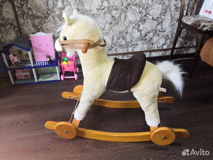 Лошадь качалка, каталка