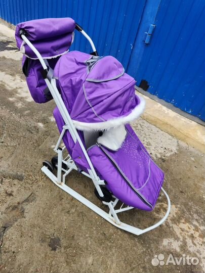 Санки коляска ника