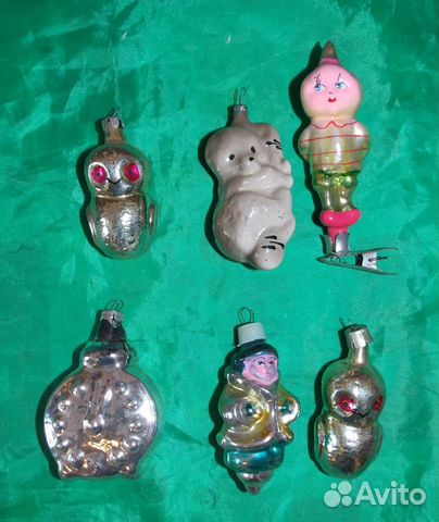 Елочные игрушки СССР