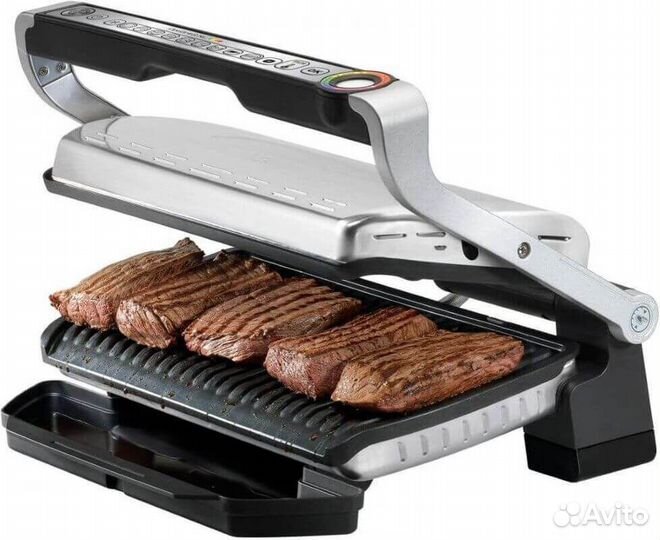Умный электрогриль Tefal Optigrill + XL GC724D12 c