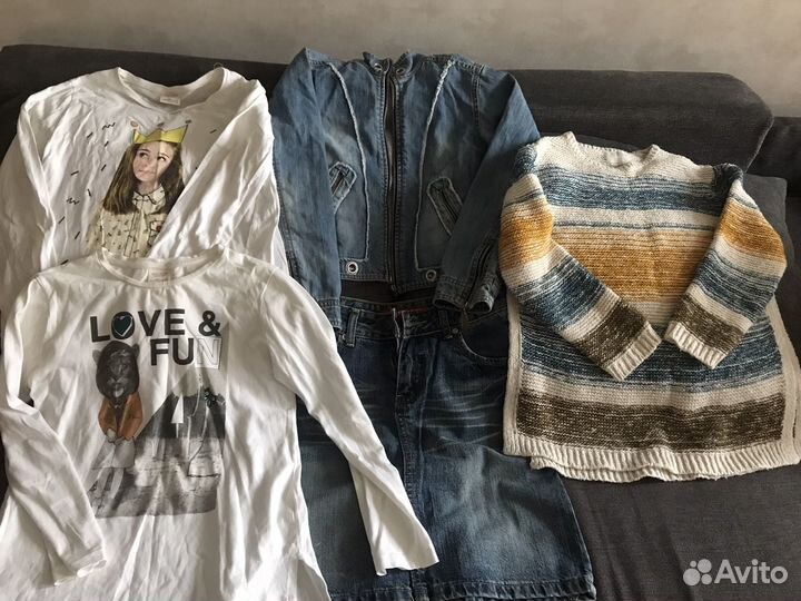 Вещи для девочки 140 пакетом