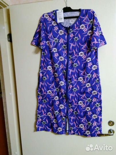 Халат новый 48 р-р, новый хлопок трикотаж