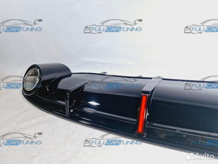 Audi a7 диффузор заднего бампера RS 2010-2014