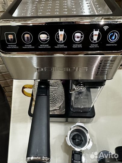 Кофеварка рожковая polaris