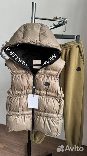 Костюм теплый с жилеткой moncler