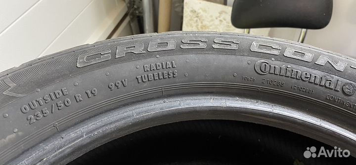 Шины Continental Cross Contact 235/50/19