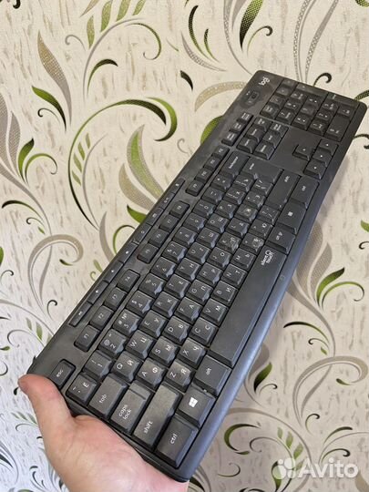 Комплект Клавиатура мышь logitech