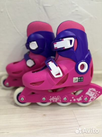 Роликовые коньки детские раздвижные с защитой