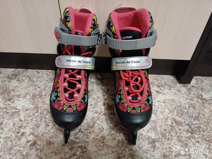 Коньки раздвижные 30-33