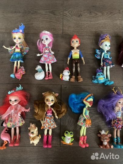 Куклы энчантималс с питомцами