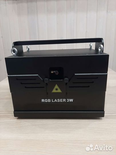 Лазер RGB 3W с 3D сканером
