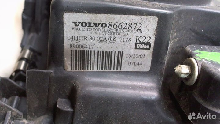 Фара (передняя) Volvo S80, 2002