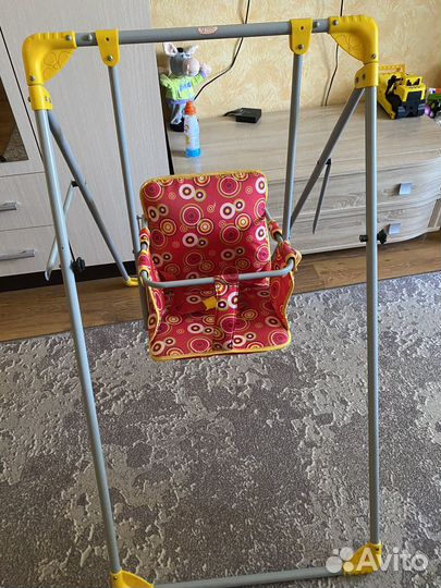 Детская качель напольная