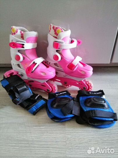 Роликовые коньки детские раздвижные