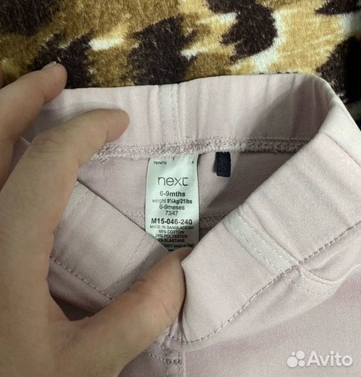 Штаны для девочки hm, next, benetton(68,74,80)