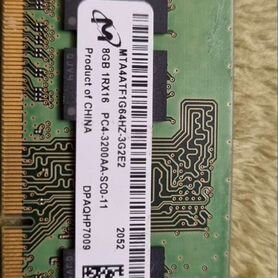 Оперативная память для ноутбука ddr4 8gb