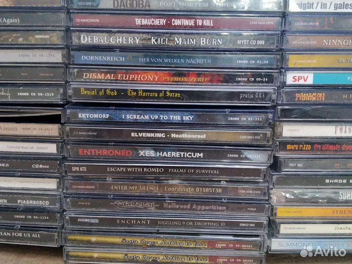 Продаю cd рок, металл лицензия