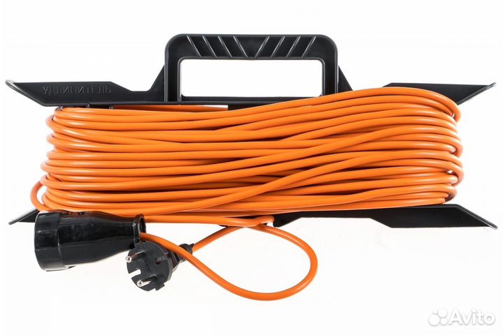 Удлинитель на рамке 40м (пвс 2х0,75) glanzen