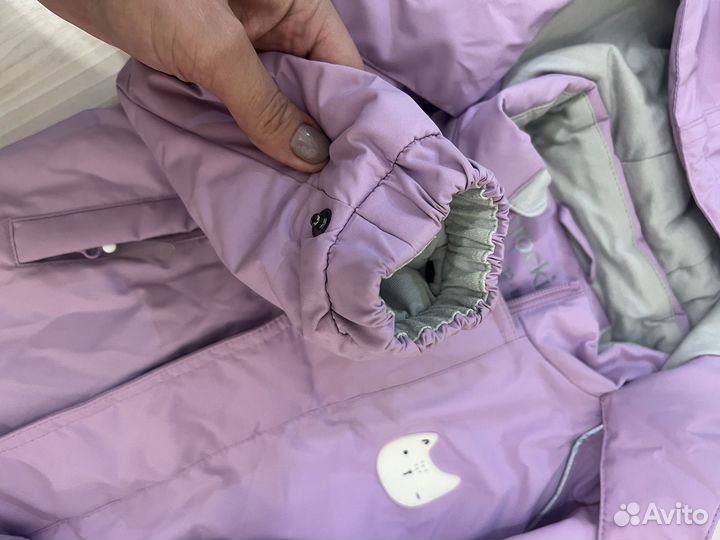 Зимний комбинезон для девочки 80 86 crockid