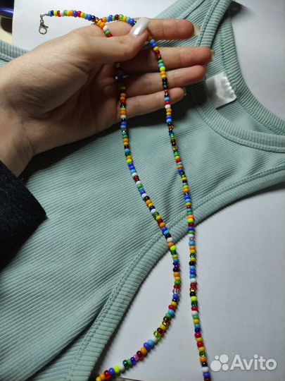 Чокер из бисера ручная работа