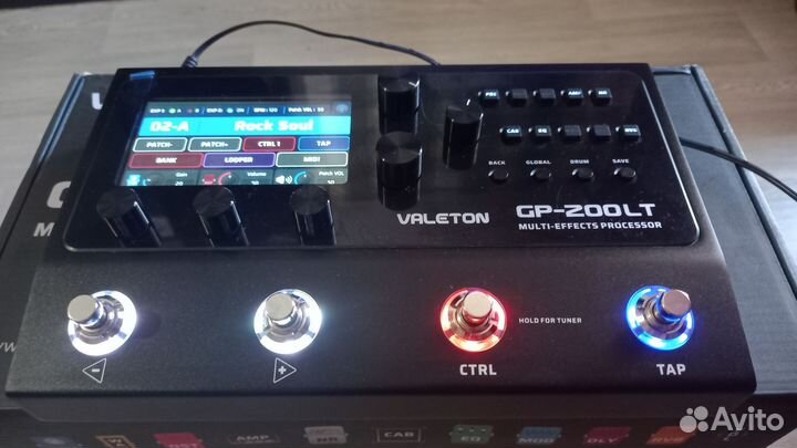 Гитарный процессор Valeton GP-200LT
