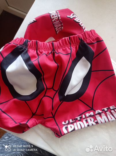 Плавки с шапочкой детские новые 5-6 лет