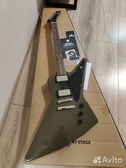 Новый Epiphone Explorer Olive Green (Limited)