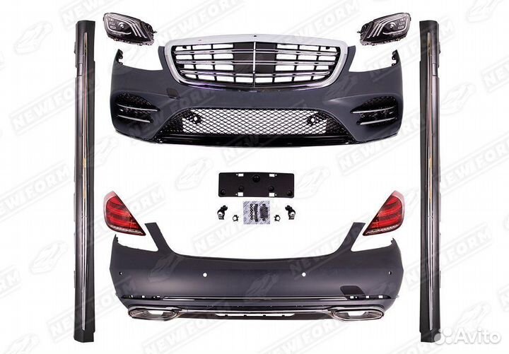 AMG пакет полный Mercedes S class W222