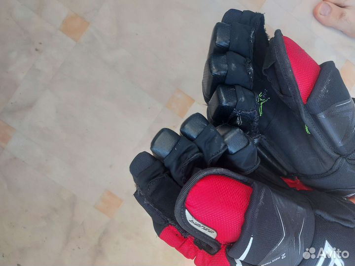 Краги хоккейные bauer 2х pro 14 размер