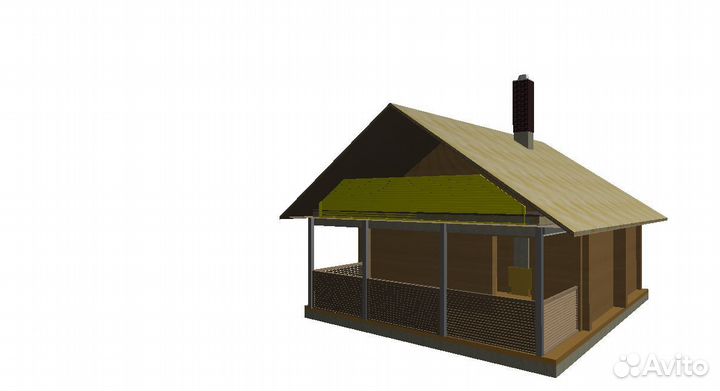 Изготовление срубов бань и прочих строений