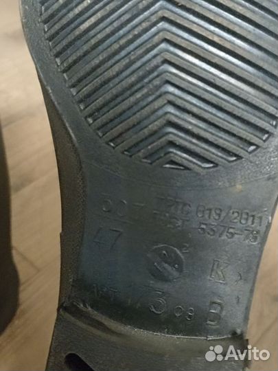 Сапоги резиновые мужские 46 размер