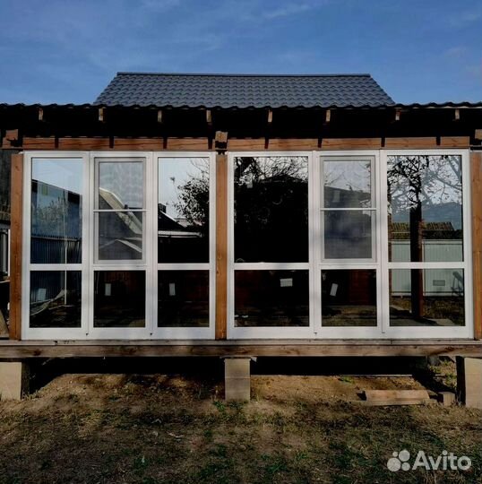 Остекление домов коттеджей коммерческих объектов