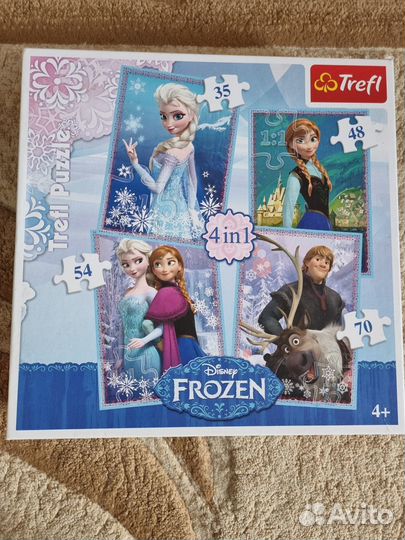 Пазлы trefl 5штук