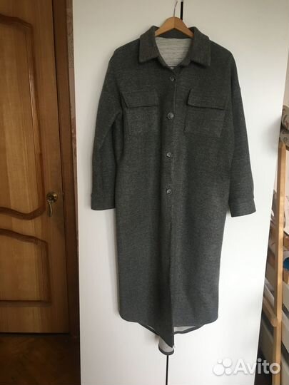 Пальто рубашка женское длинное 42 44