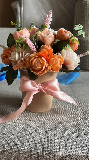 Мыльный букет