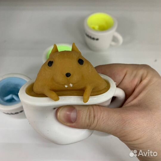 Антистресс - Суслик в чашке (белка)