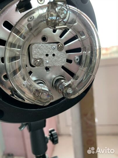 Набор студийного света + бумажные фоны и др