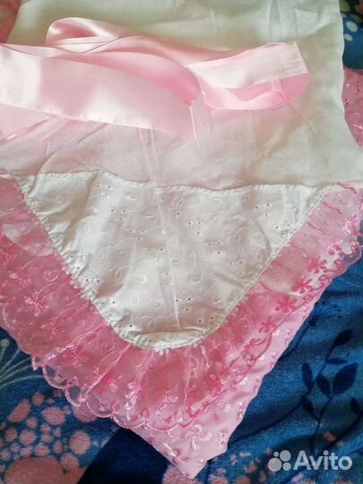 Одеяло на выписку для девочки