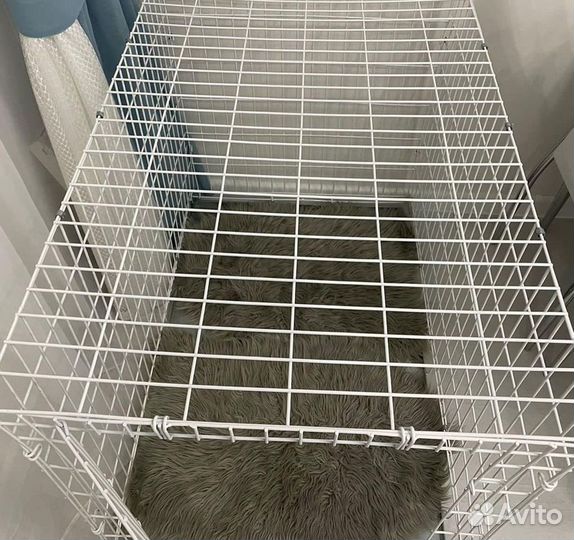 Клетка для собак белая