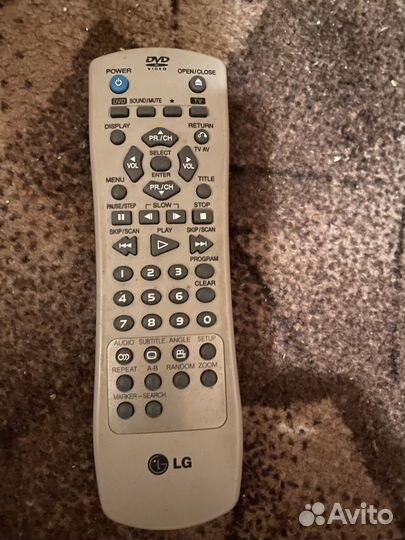 Пульт ду dvd LG
