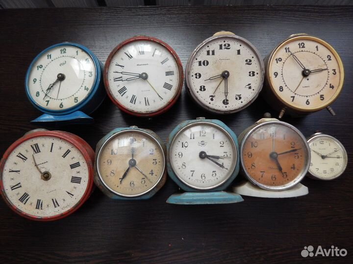 25 будильников СССР в работу.нерабочие
