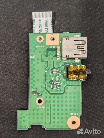 Доп плата X453MA IO REV 2.O с разъемами USB Audio