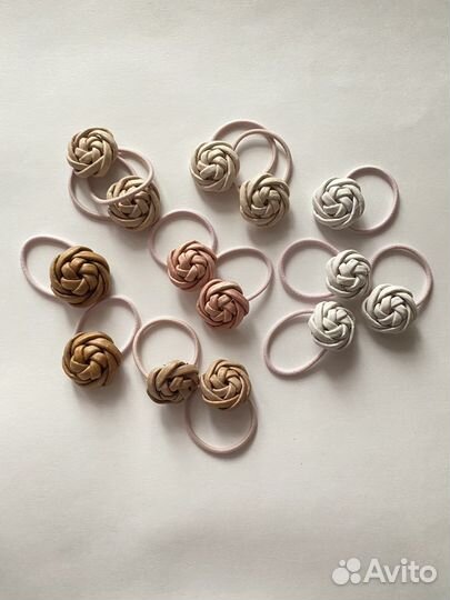 Резинки для волос из бумажной лозы