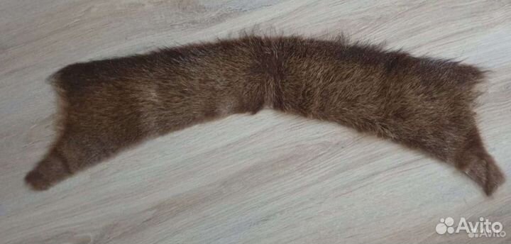 Меховой воротник нутрия