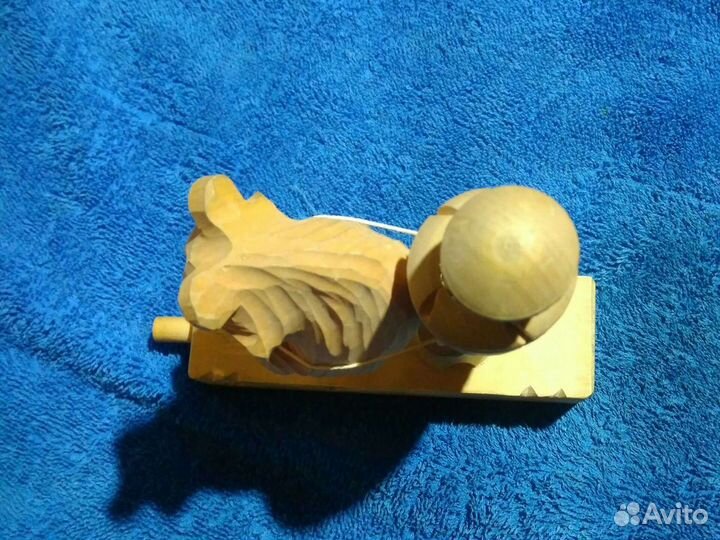 Богородская механическая игрушка Маша и медведь