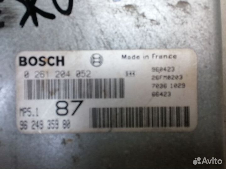 Блок управления двигателем Peugeot 306 1993-2003