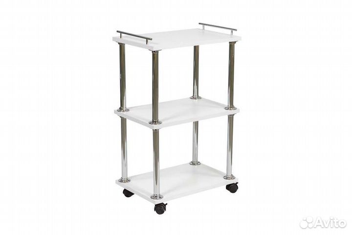 Педикюрная тележка с 2мя или 3мя ограничителями