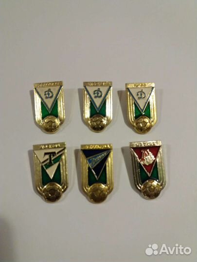 Значки футбольных клубов СССР и др