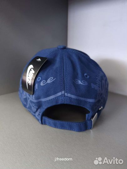 Синяя кепка бейсболка Nike
